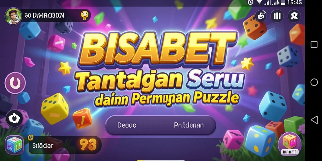 Screenshot gameplay BISABET menampilkan tantangan puzzle yang menarik.