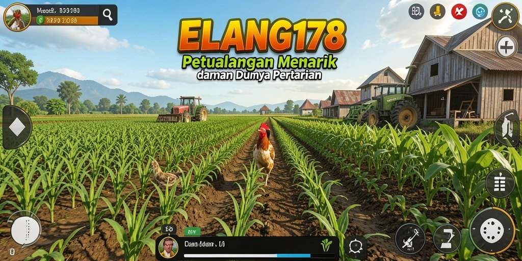 Screenshot ELANG178 menunjukkan gameplay menarik dalam bertani.