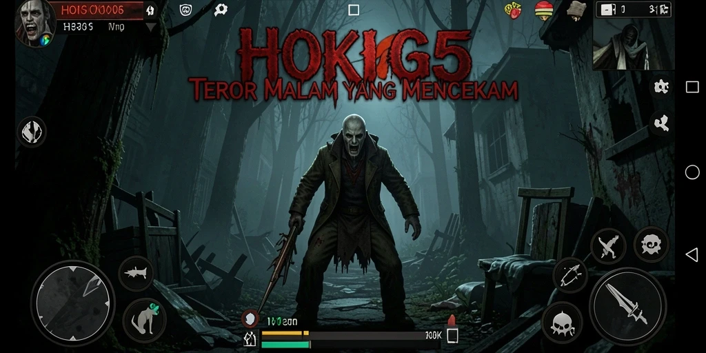 Tampilan gameplay HOKI65 yang mencekam dan penuh ketegangan.