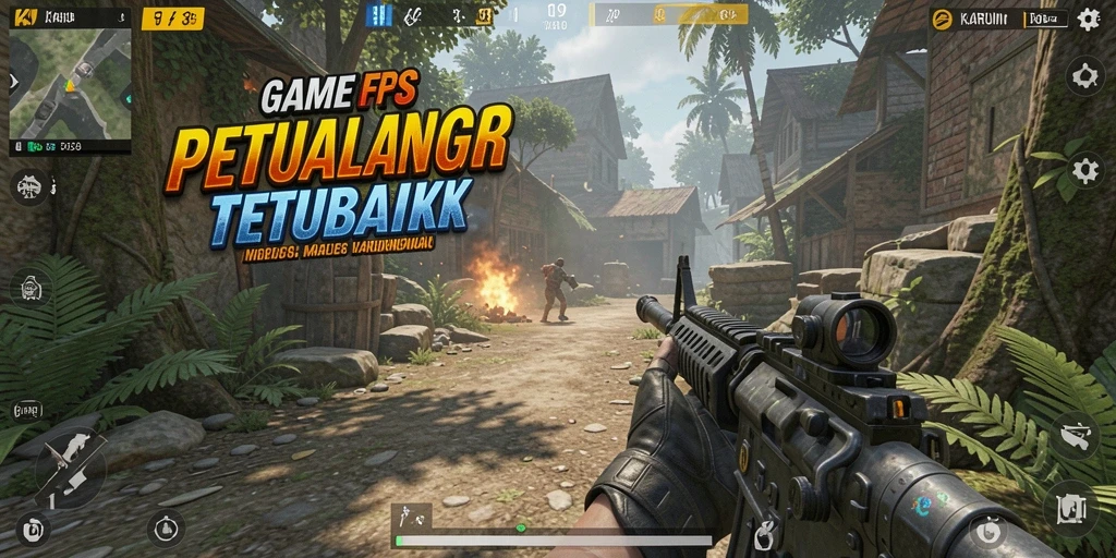 Gameplay epik dari KARUN138 dalam aksi FPS.