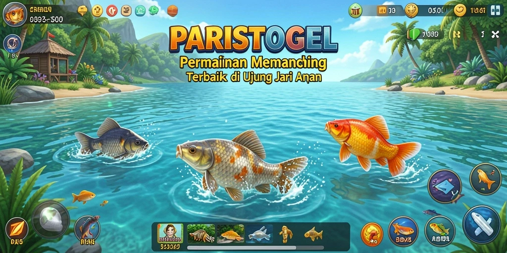 Gameplay menarik dari PARISTOGEL yang penuh aksi memancing.