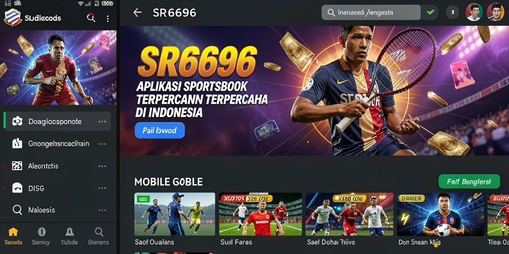 Tampilan utama gameplay Sportsbook di SR6666.