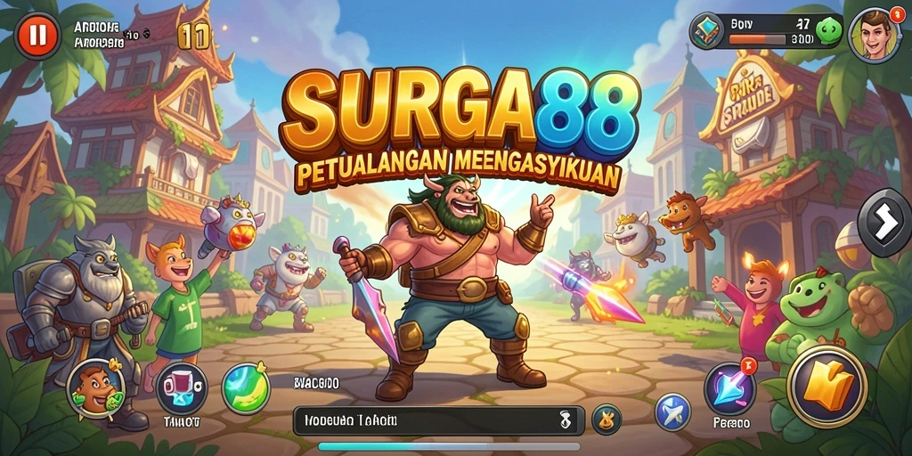 Gameplay SURGA88 menampilkan berbagai tantangan menarik dalam suasana arcade.